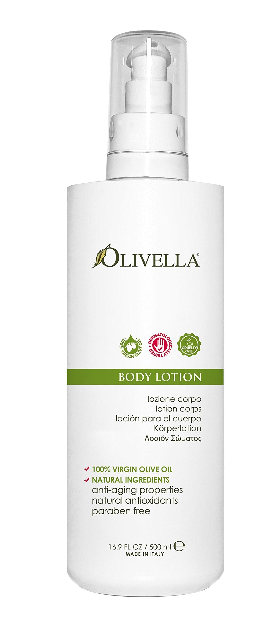 Olivella 2074IN Virgin Olive Oil Body Lotion, 16.9 Oz Beauty & Personal Care Olivella