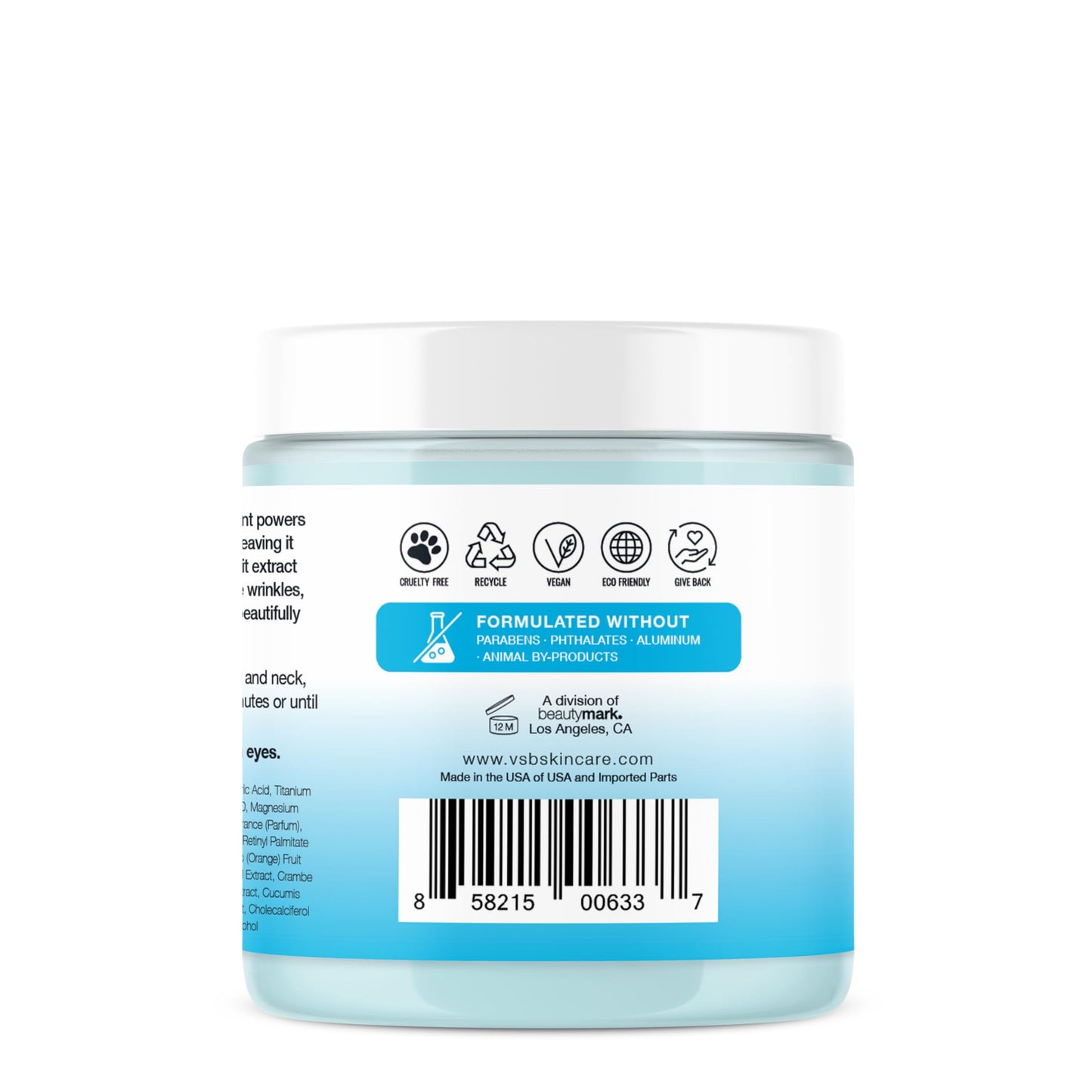 Deep Pore Exfoliating Face Mask with Blue Sea Kale Grapefruit - for Blackheads, Dead Skin Removal, Clarifying & Hydrating - Vegan & Clean Skincare Beauty & Personal Care VITAMINS AND SEA BEAUTY