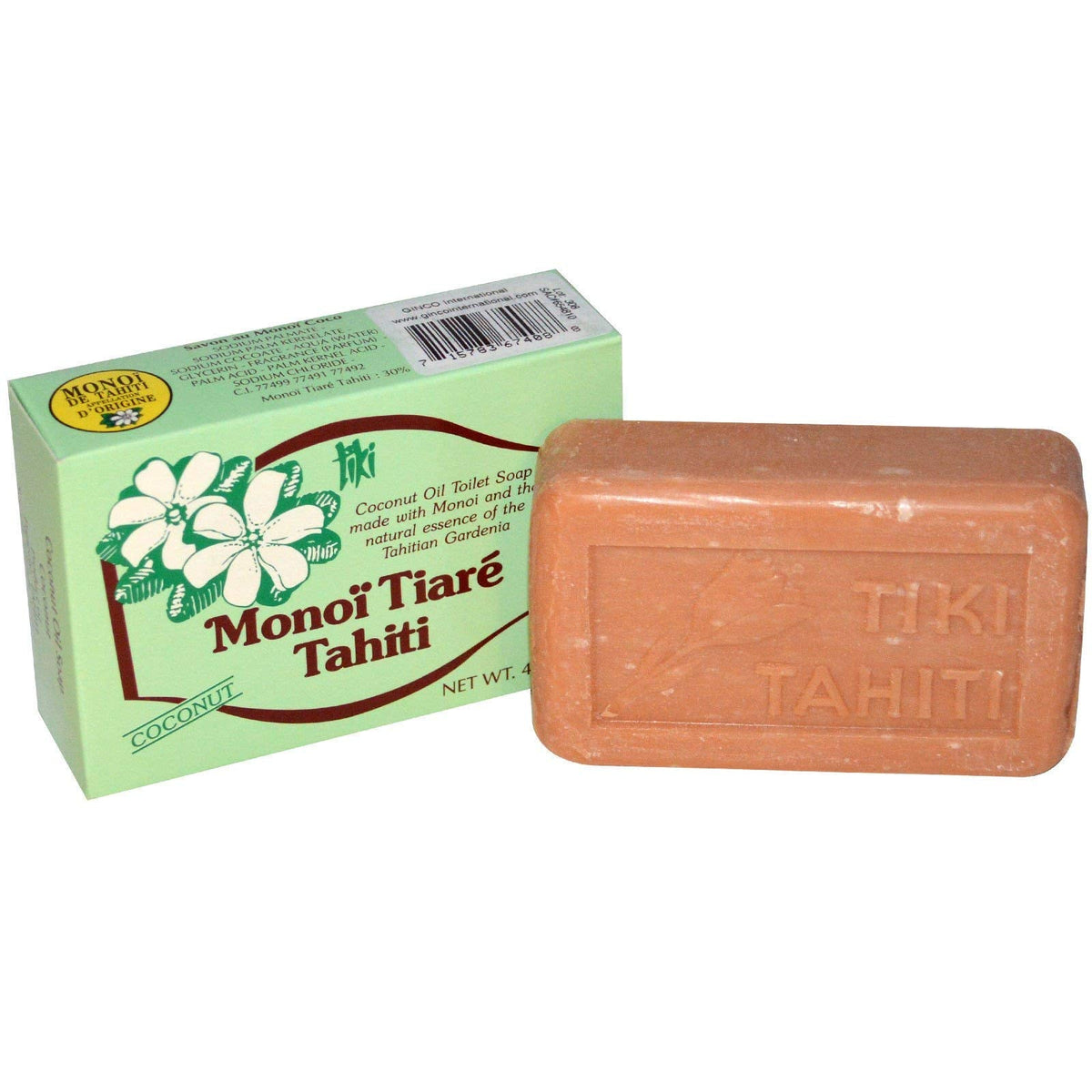Monoi Bar Soap Coconut 4.6 oz ( Multi-Pack) Beauty & Personal Care Monoi Tiare