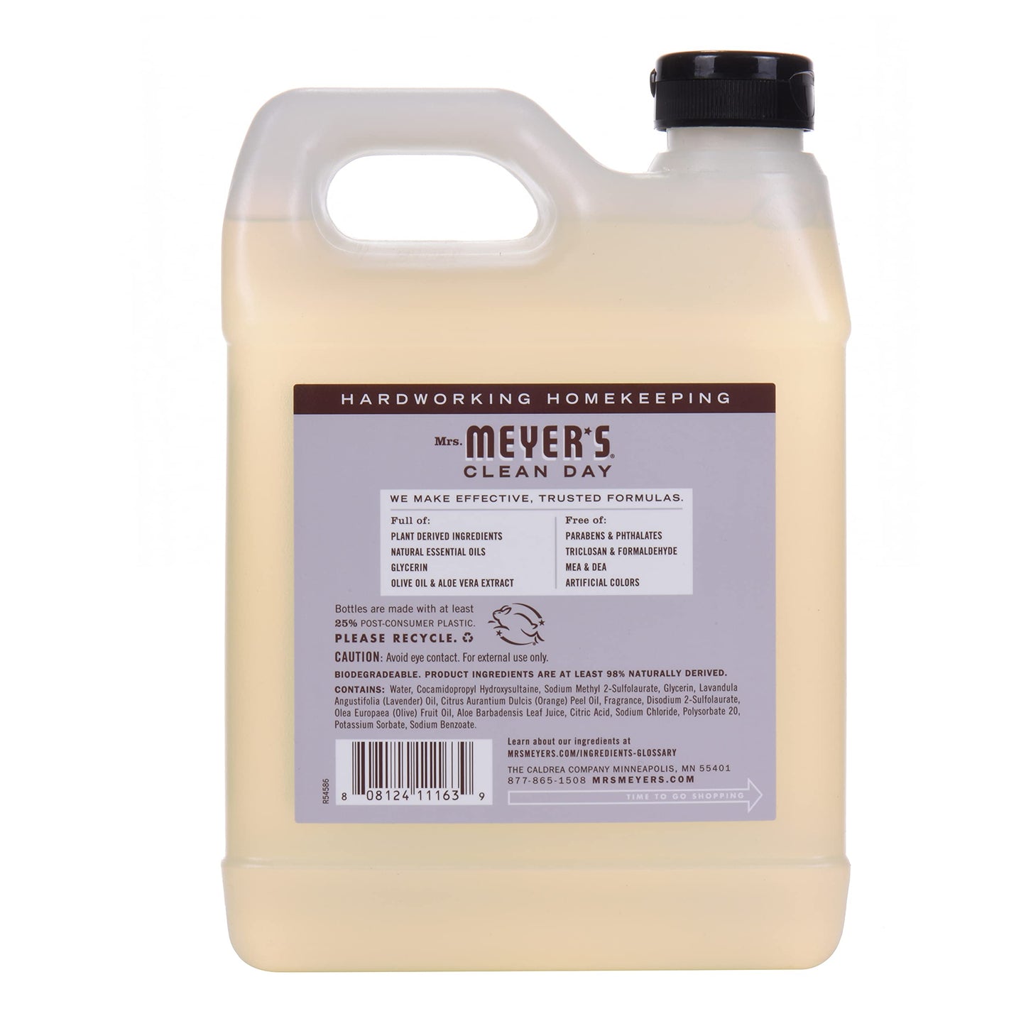 Mrs. Meyer's Clean Day Hand Soap Refill Lavender Multi-Packs 33 Fl Oz (Pack of 2) Beauty & Personal Care Mrs. MEYER'S