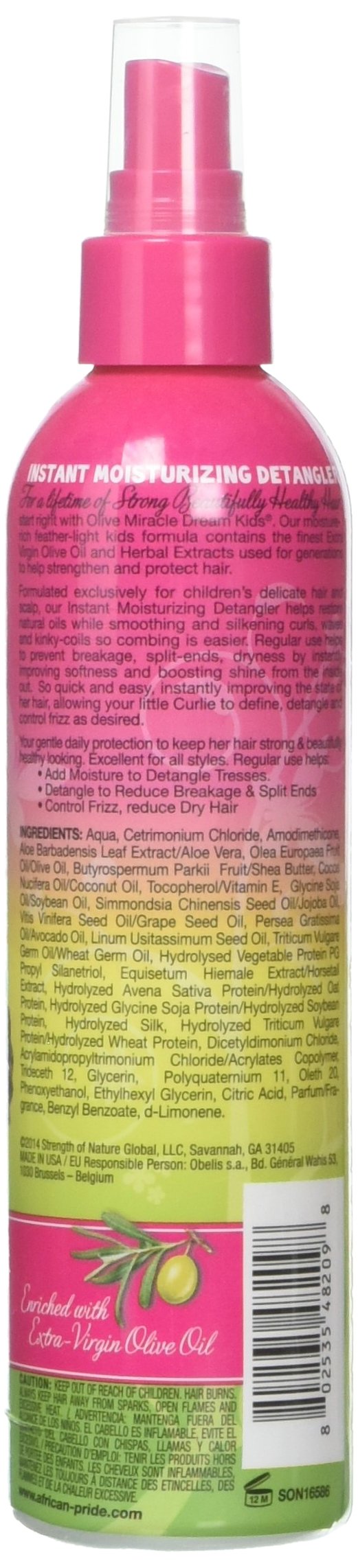 African Pride Dream Kids Olive Miracle Detangler 8 Ounce (235ml) (2 Pack) Beauty & Personal Care African Pride
