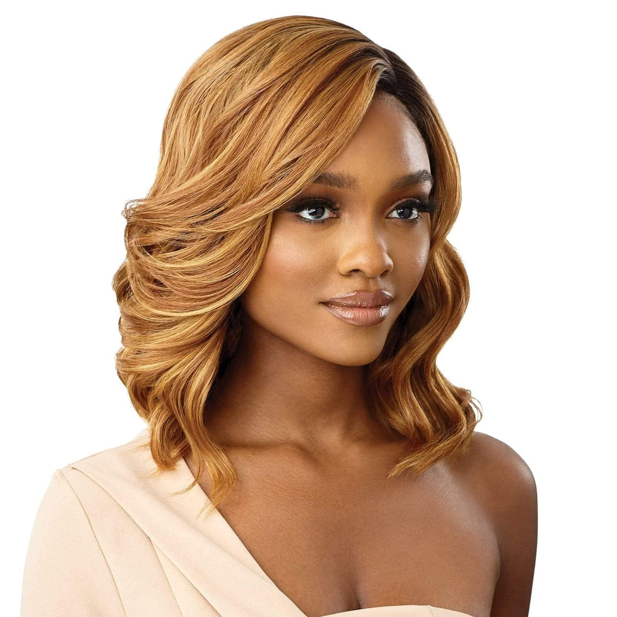 Outre Wigpop Full Wig Heat Resistant Fiber High Tex Safe Up To 400F DESSY (GIBRN)