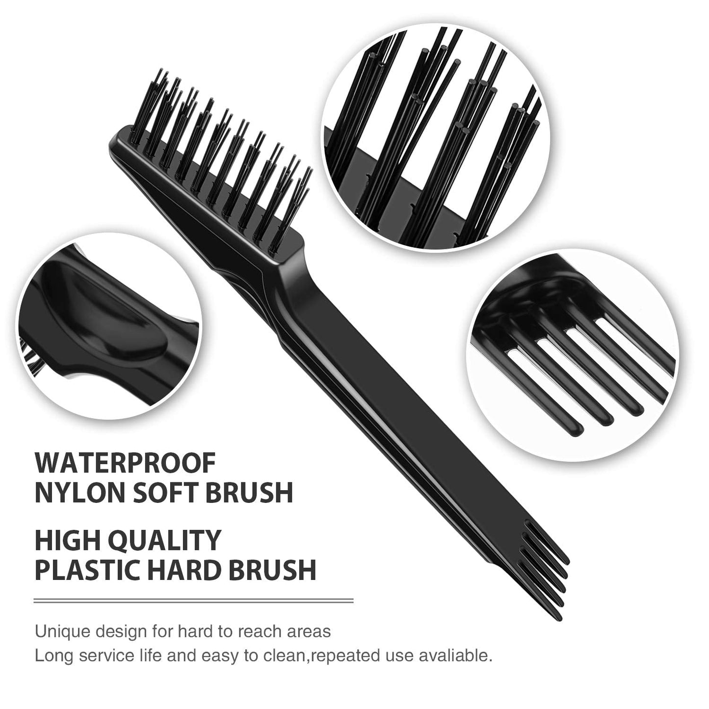 Boao 2 Pieces Hair Brush Cleaning Tool Comb Set Mini Hair Brush Dirt Remover with Metal Wire Rake for Removing Hair Dust Home and Salon Use(Pink Beauty & Personal Care Boao