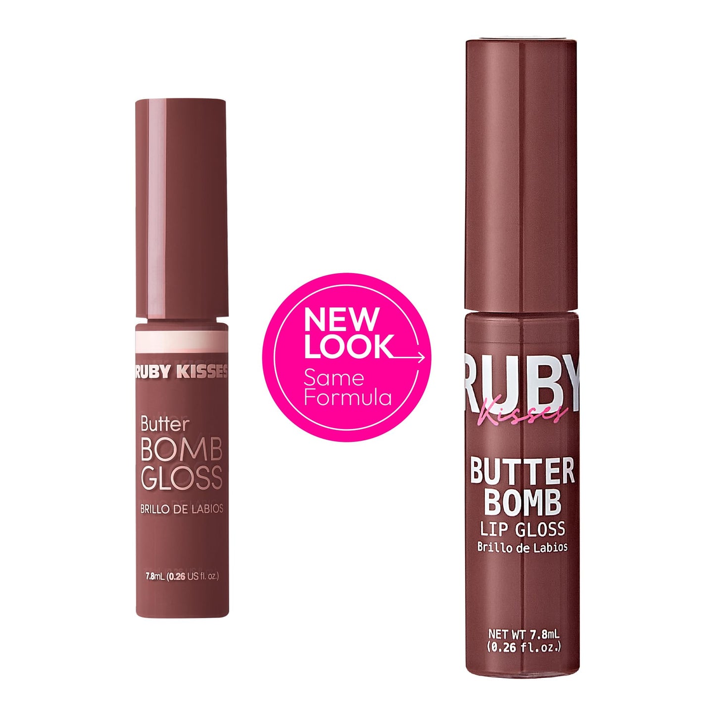 Ruby Kisses Butter Bomb Lip Gloss, High-Shine Non-Sticky Hydrating Plumping Beauty & Personal Care Ruby Kisses