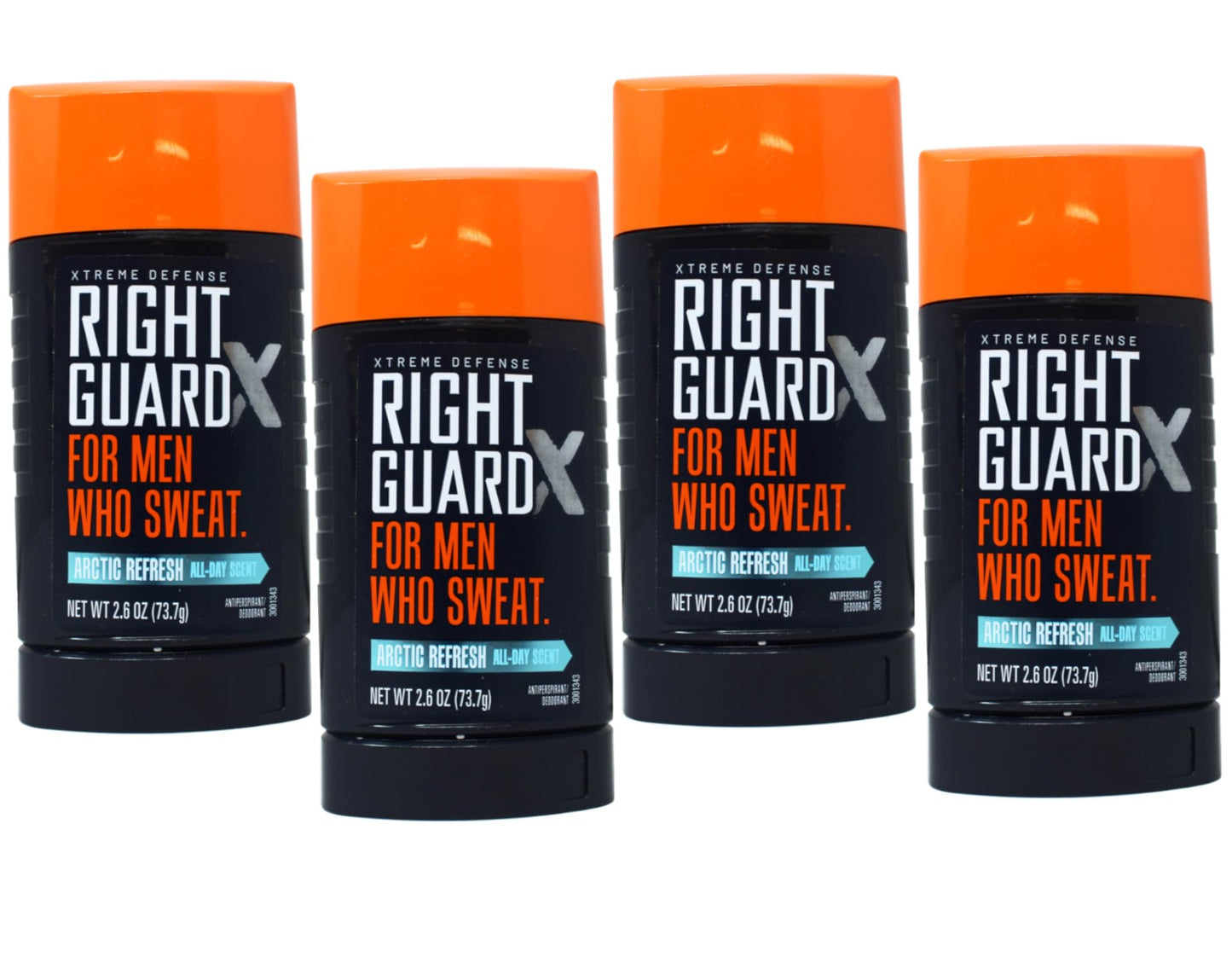 Right Guard Xtreme Defense Antiperspirant Deodorant Arctic Refresh All-Day Scent 2.6 oz (Pack of 4) Beauty & Personal Care Right Guard