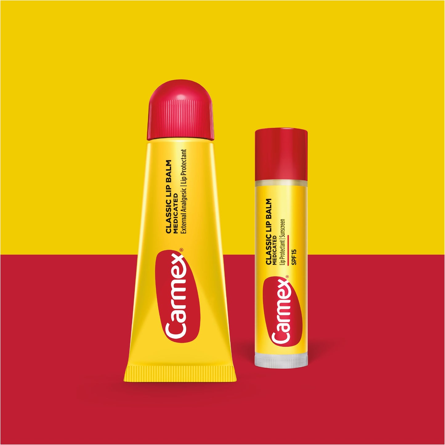 Carmex Classic Medicated Lip Balm Pack, Lip Moisturizer for Chapped Lips, 9-Count Variety Pack Bag (2 Tubes, 7 Sticks) Beauty and Personal Care Carmex