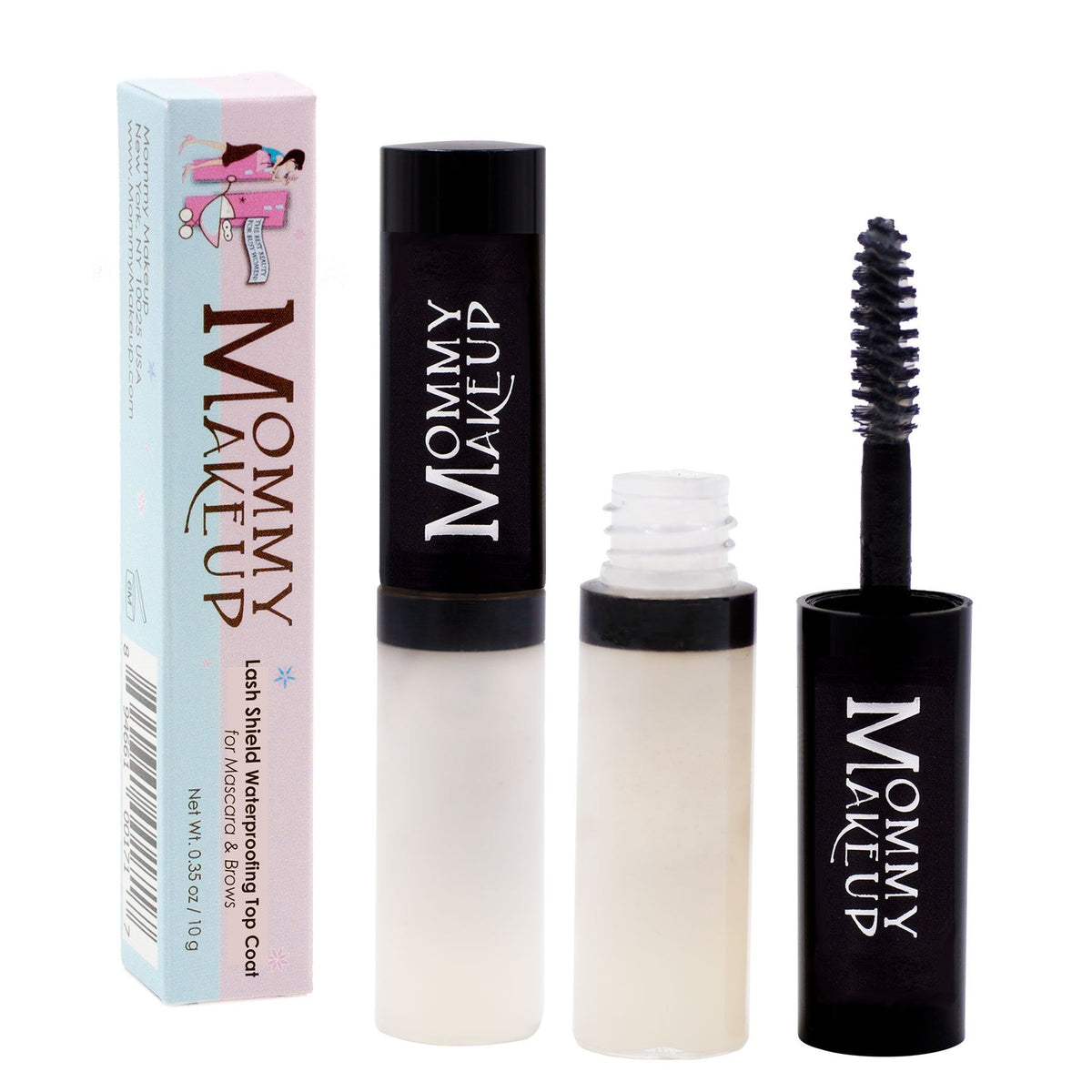 Lash Shield Waterproofing Top Coat for Mascara & Brows - Sweatproof, Tear-proof, Waterproof, Smudge-proof Mascara Fixer - Long Lasting Clear Eyelash Beauty & Personal Care Mommy Makeup