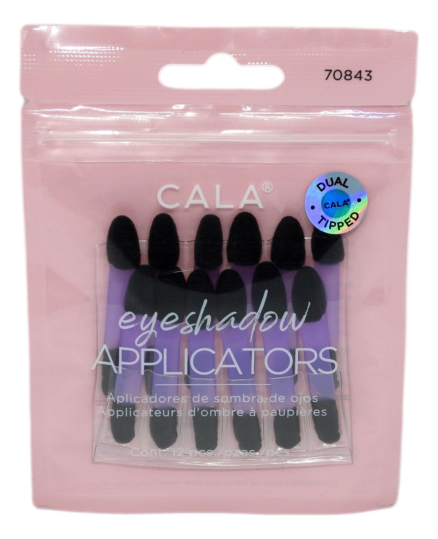 Cala Double-tip eyeshadow applicators 12 count, 12 Count Beauty & Personal Care Cala
