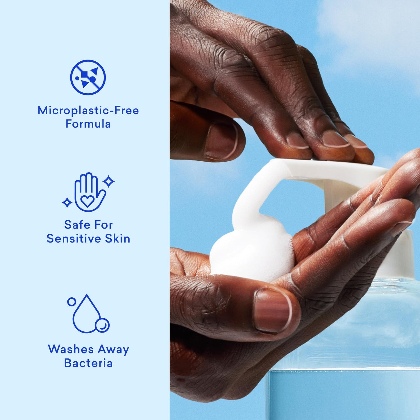 BLUELAND Foaming Hand Soap Refill Tablets, 10-Pack, Pacific Mist Scent, Eco Friendly Cleaning Products, 10 x 9 Fl oz Beauty & Personal Care BLUELAND