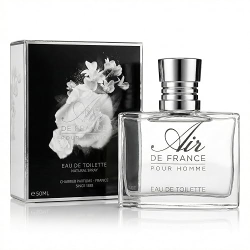 Charrier Parfums ‘Air de France pour Homme‘ Eau de Toilette Spray for Men - 50ML 1.7 Fl. Oz - Made in Provence, France Beauty & Personal Care Charrier Parfums