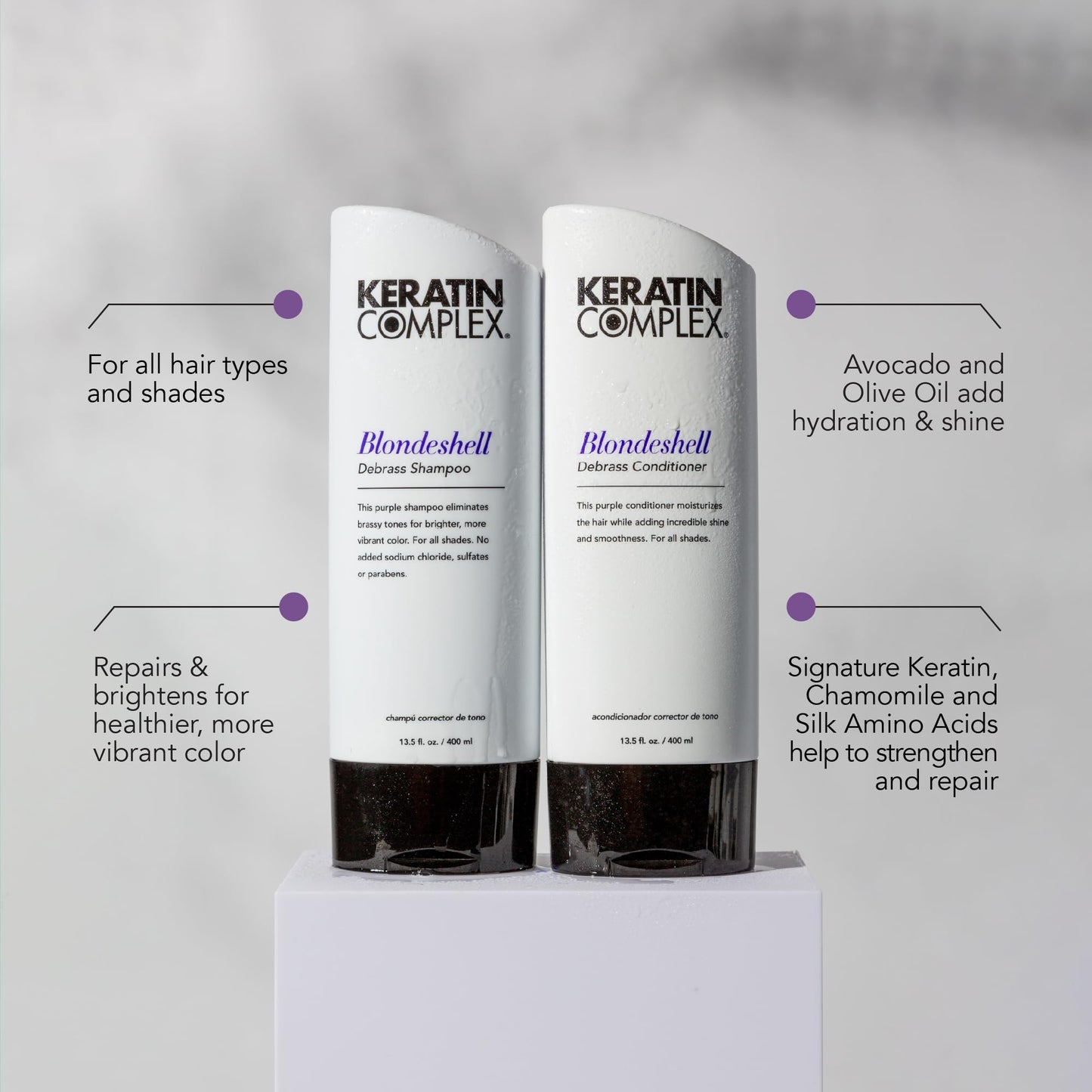 Keratin Complex - Blondeshell Shampoo and Conditioner Duo -13.5oz Each Beauty & Personal Care Keratin Complex