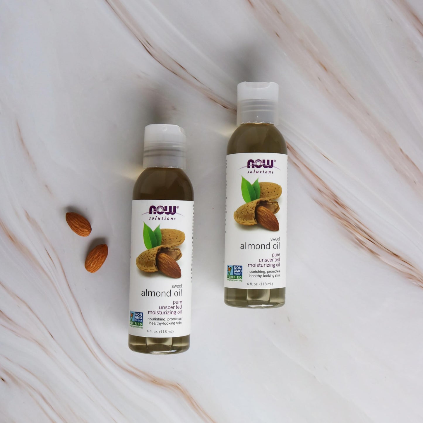 NOW Foods Solutions, Sweet Almond Oil, 100% Pure Moisturizing Oil, Promotes Healthy-Looking Skin, Unscented , 4-Ounce Beauty & Personal Care NOW Foods