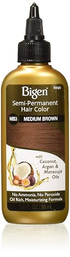 Bigen Semi Permanent Hair Color, #MB3 Medium Brown, 3 oz (Pack of 2) Beauty & Personal Care Bigen