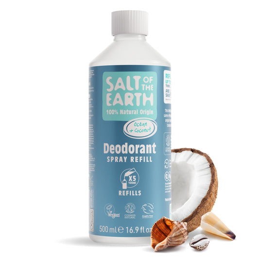 Salt of the Earth - Natural Deodorant Spray Refill - Ocean & Coconut - 100% Natural Origin Ingredients - Vegan - Suitable for Men, Women & Children Beauty and Personal Care Salt Of the Earth