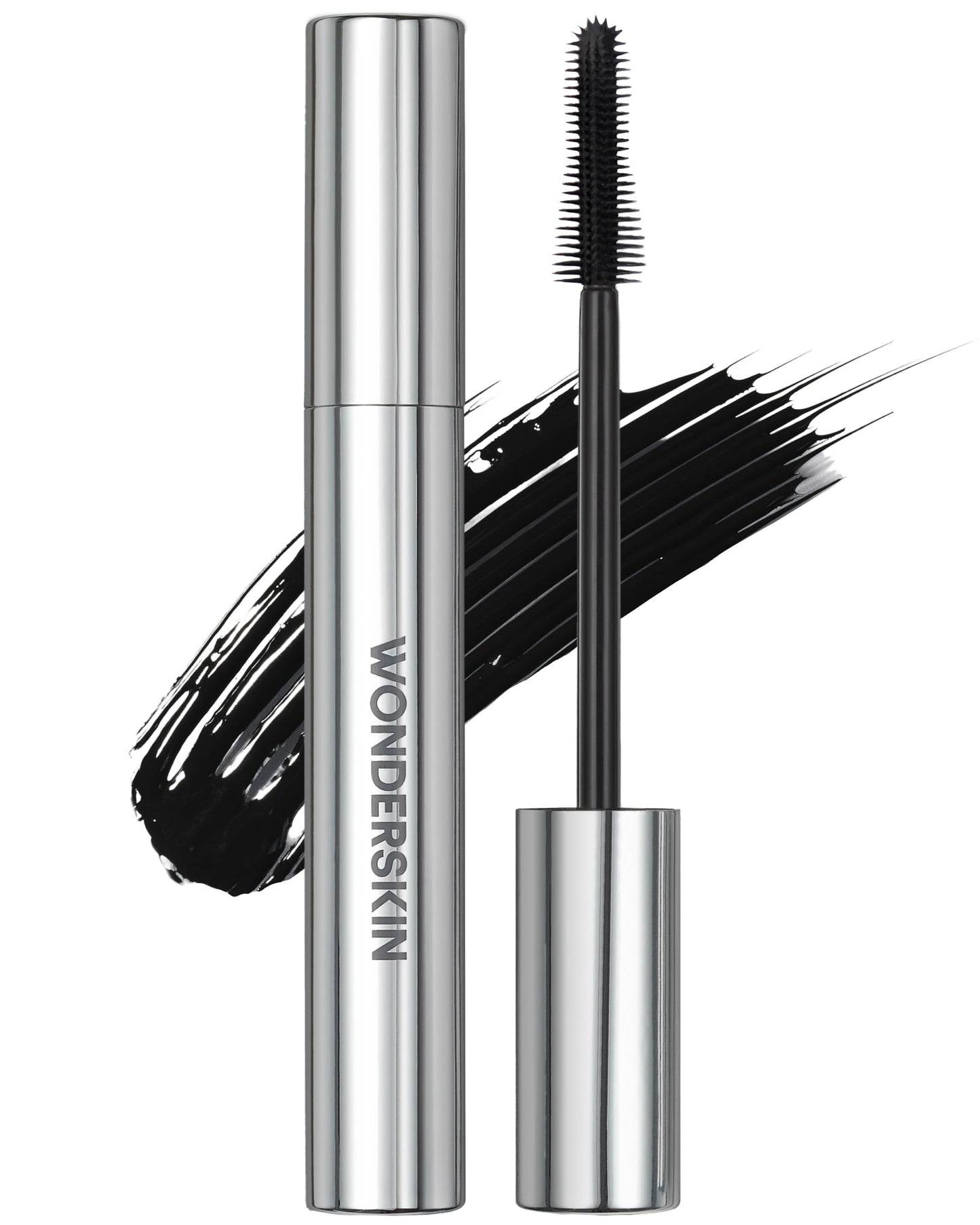 Wonderskin Mascara - Black Mascara for Volume, Length, and Curl - Lengthening, Volumizing & Smudge Proof Lash Makeup Beauty & Personal Care Wonderskin