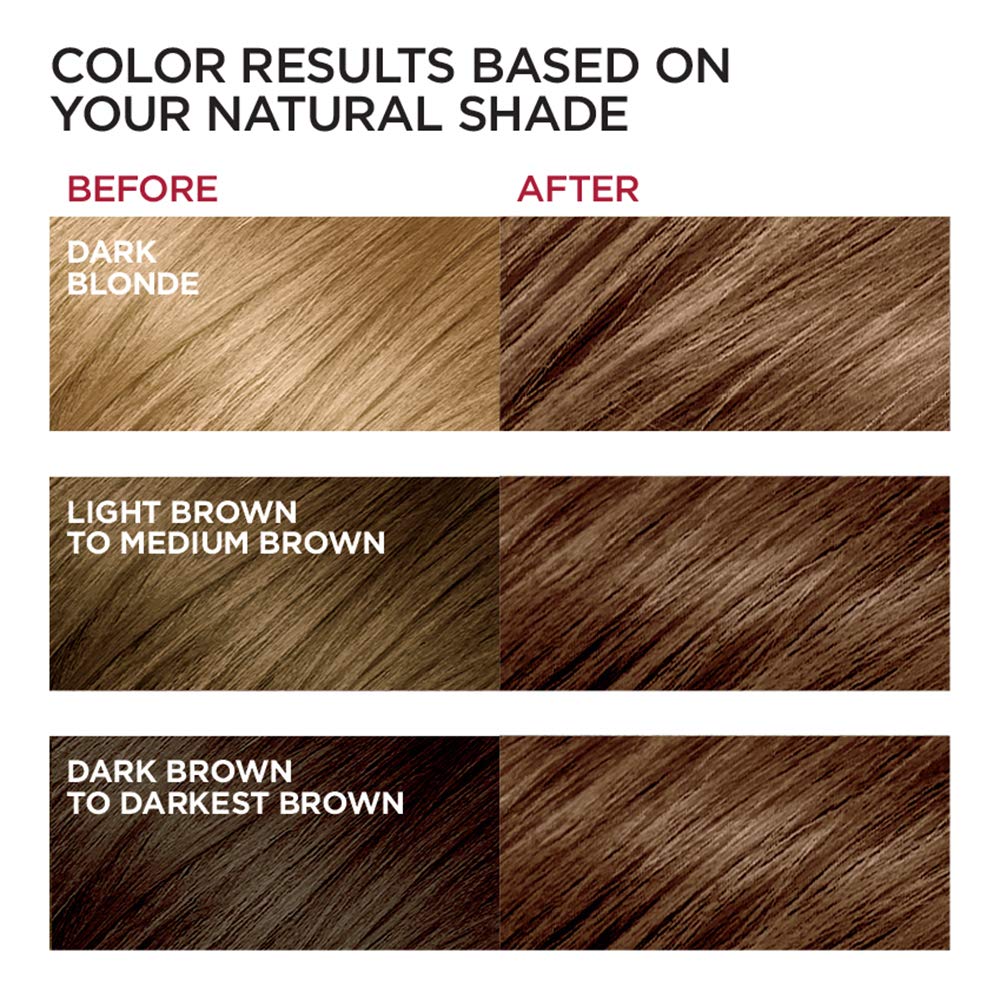 L'Oreal Paris Excellence Creme Hair Color, Medium Golden Brown (Pack of 3)