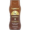Coppertone Tanning Sunscreen Lotion, SPF 8, Lightweight and Non Greasy Sunscreen, Water Resistant, Oxybenzone Free, Sun Tan Lotion Moisturizes Skin Beauty & Personal Care Coppertone