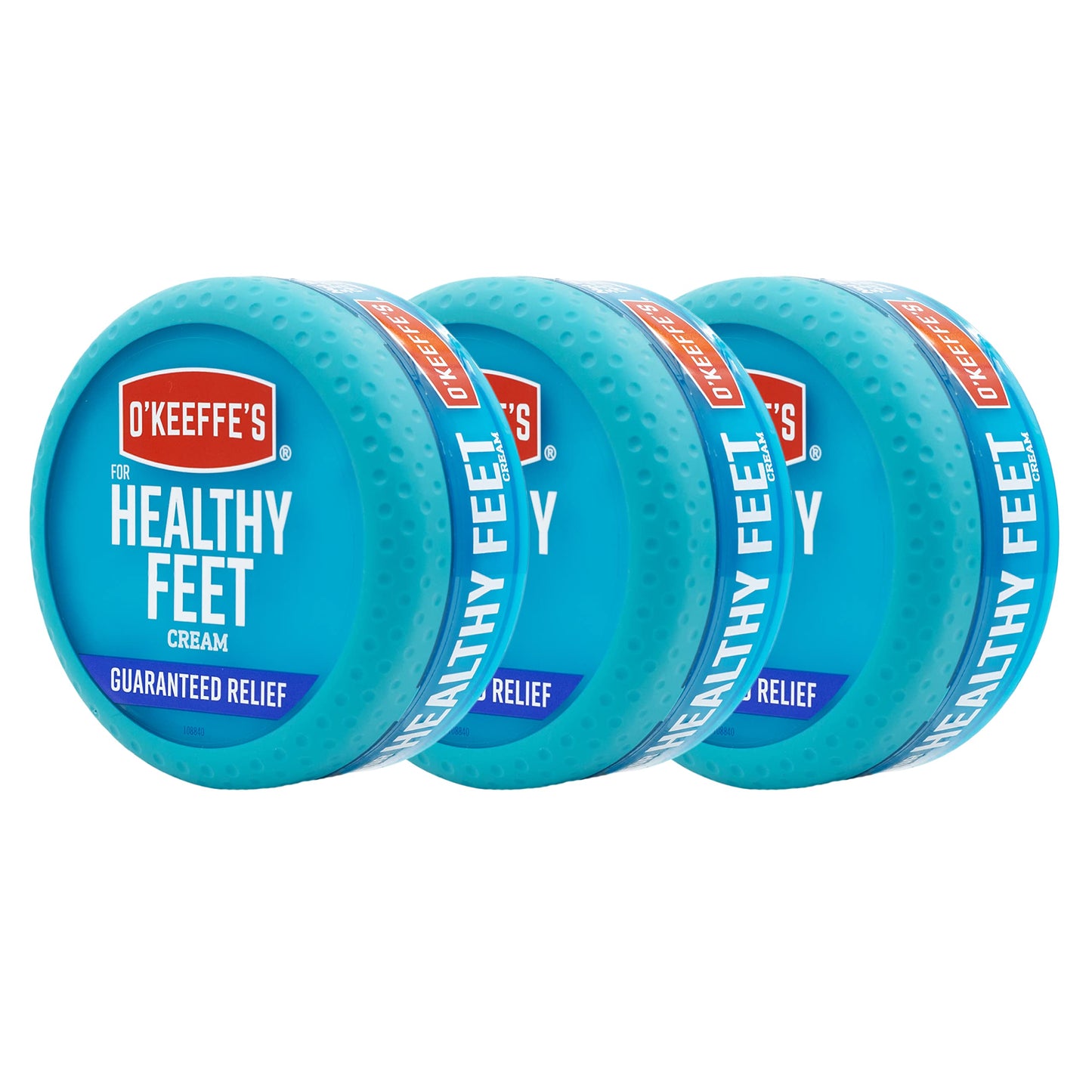 O'Keeffe's for Healthy Feet Foot Cream; Guaranteed Relief for Extremely Dry; Cracked Feet; Instantly Boosts Moisture Levels; 3.2 Ounce Jar; (Pack Beauty & Personal Care O'Keeffe's
