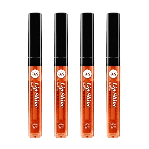 NICKA K NEW YORK Lip Shine, Cosmetics, vibrant colors, bright colors, shining lips, lip shine, long lasting (AMZ239) Beauty & Personal Care NICKA K NEW YORK