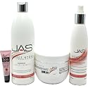 JAS Perfect Hydra Anti-breakage Shampoo & Conditioner 16 oz, Hydrating Mist 8 oz with Linseed Oil + Soy Protein "Free Starry Sexy Kiss Lip Plumping 10 Beauty & Personal Care JAS Systems