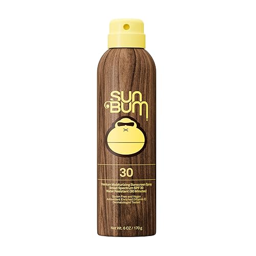 Sun Bum Original SPF 30 Sunscreen Body Spray - Broad Spectrum Moisturizing Sunscreen with Vitamin E - Hawaii 104 Act Compliant (Made without Beauty & Personal Care Sun Bum
