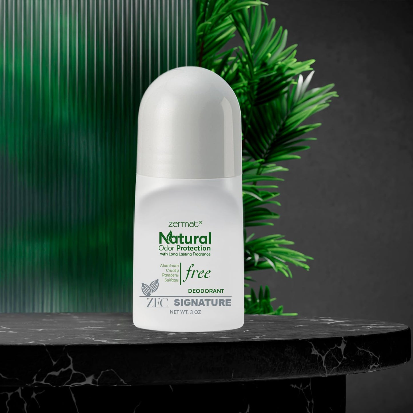 Zermat Distinzion Signature, Natural Roll-On Deodorant, 3 Oz. Beauty and Personal Care Zermat