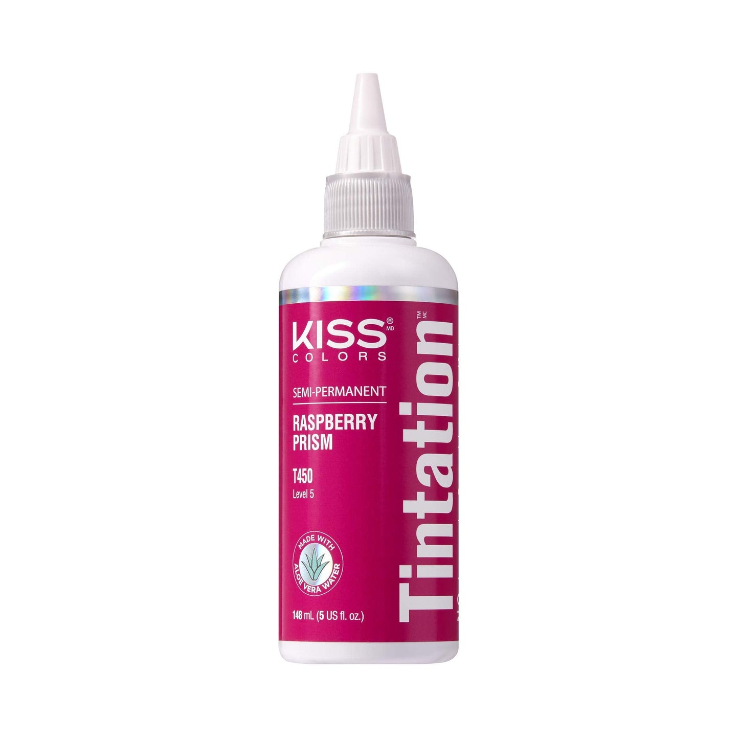 Red by Kiss Tintation Semi Permanent Hair Color, Aloe Vera Water Based, Argan Oil, Olive Oil, Collagen & Keratin, Long-Lasting Color Dye (Raspberry Beauty & Personal Care Red By Kiss