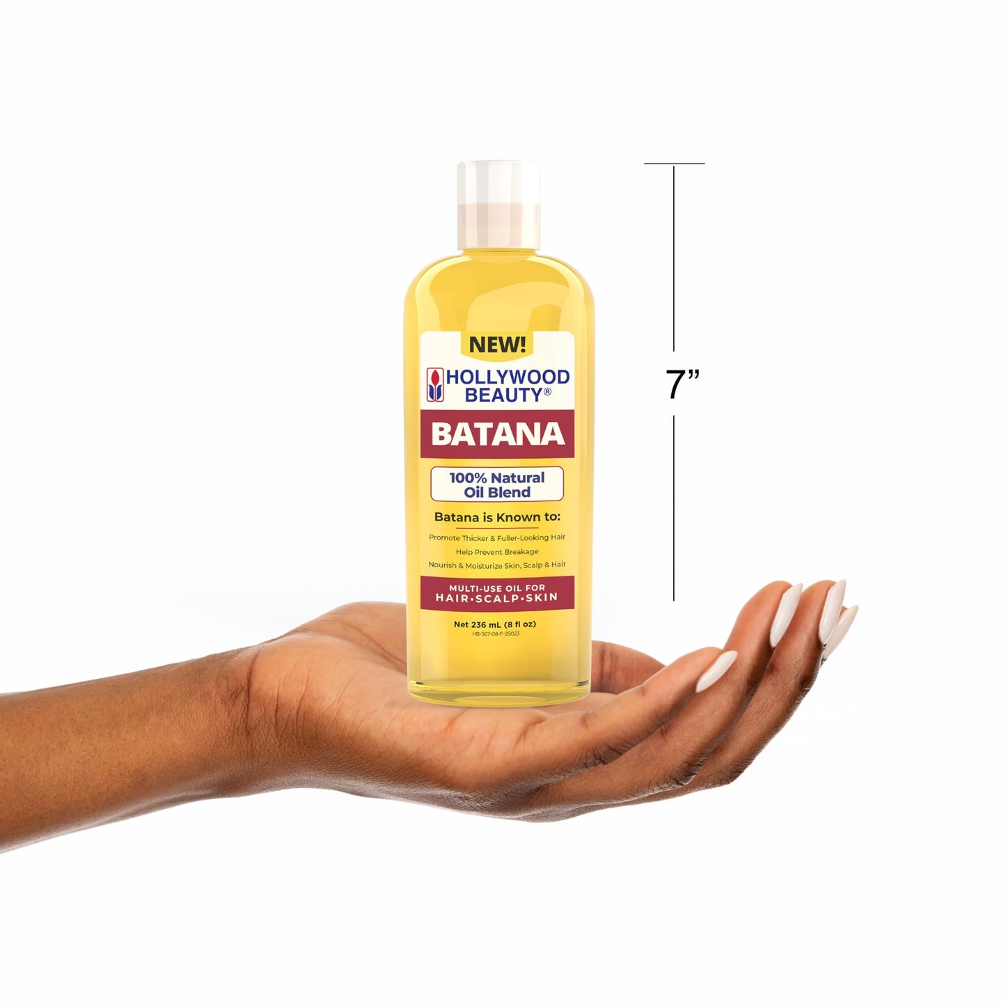 Hollywood Beauty Batana Oil for Hair, Scalp and Skin (8 fl oz) Beauty & Personal Care Hollywood Beauty