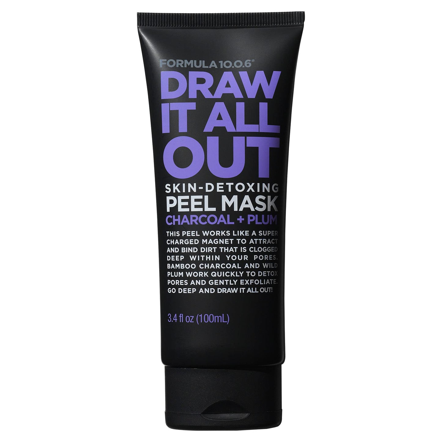 FORMULA 10.0.6 - Draw It All Out Skin-Detoxing Charcoal Peel Mask 3.4 fl oz (100ml) Beauty & Personal Care FORMULA 10.0.6