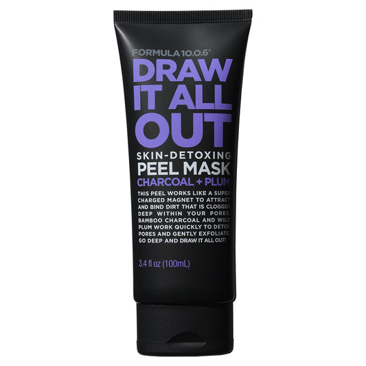 FORMULA 10.0.6 - Draw It All Out Skin-Detoxing Charcoal Peel Mask 3.4 fl oz (100ml) Beauty & Personal Care FORMULA 10.0.6