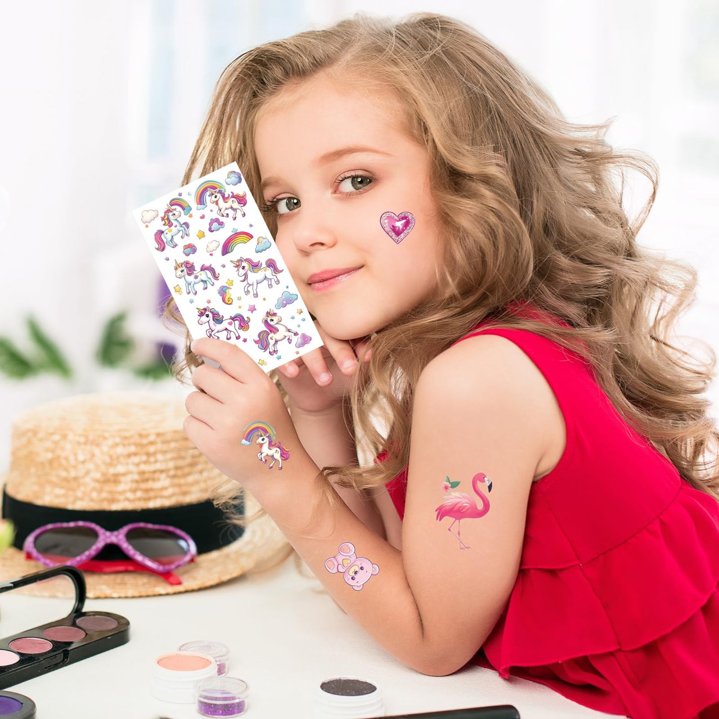 Keikihipa 350+ Mixed Temporary Tattoos Stickers Set Kids Gift Party Favors Beauty and Personal Care Keikihipa