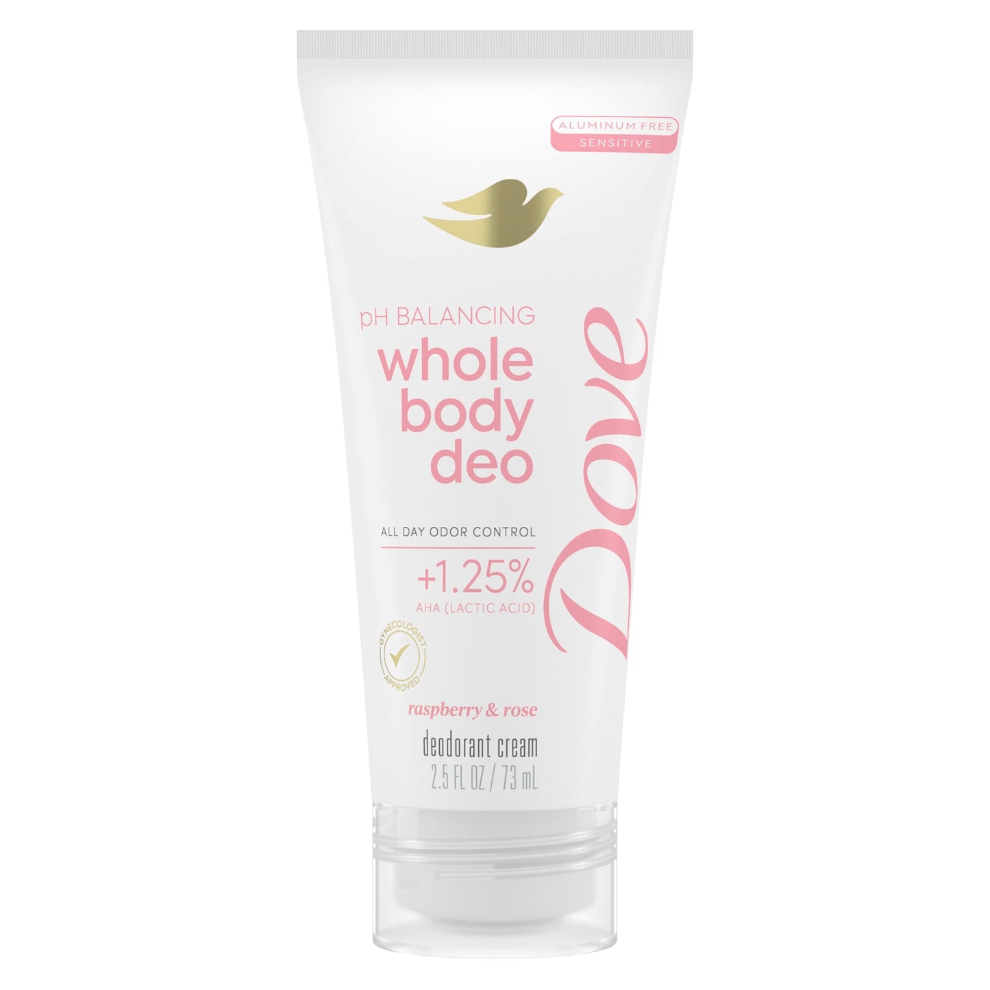 Dove Whole Body Deodorant Aluminum Free pH Balancing Cream Raspberry & Rose for 72h Odor Control 2.5 Oz Beauty and Personal Care Dove