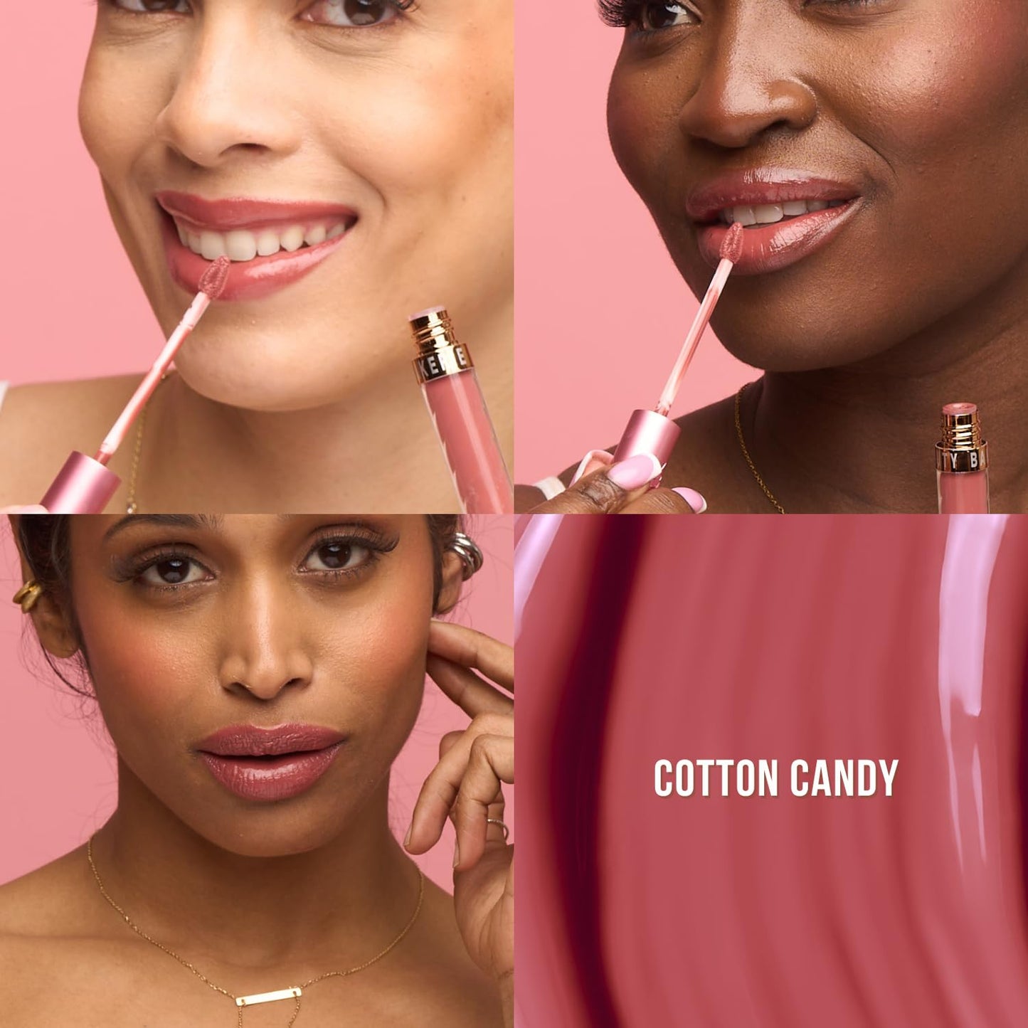 Beauty Bakerie Lip Slip High Shine Lip Gloss, Hydrating Non Sticky Formula, Pigmented Pink Nude Everyday Finish with Jojoba Sunflower Meadowfoam Oils Beauty & Personal Care Beauty Bakerie