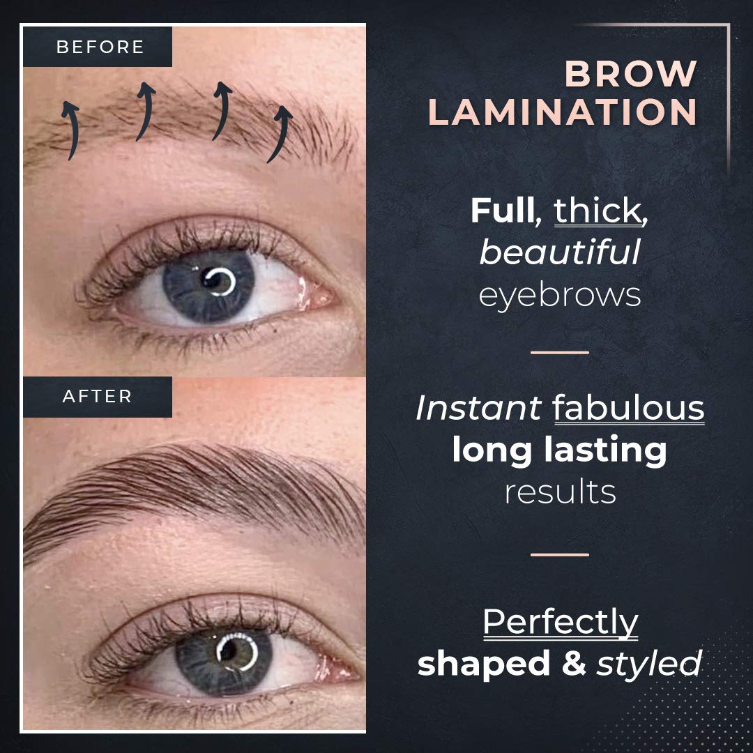 2 in 1 Lash Lift Kit and Brow Lamination Kit | Instant Perming, Lifting & Curling for Eyelashes & Eyebrows | Professional Salon Results Lasting 6-8 Beauty & Personal Care CICI Lash