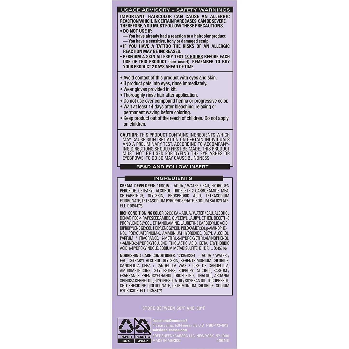 DARK&LOVELY Fade Resist Rich Conditioning Hair Color #376 Red Hot Rhythm Beauty & Personal Care Dark and Lovely