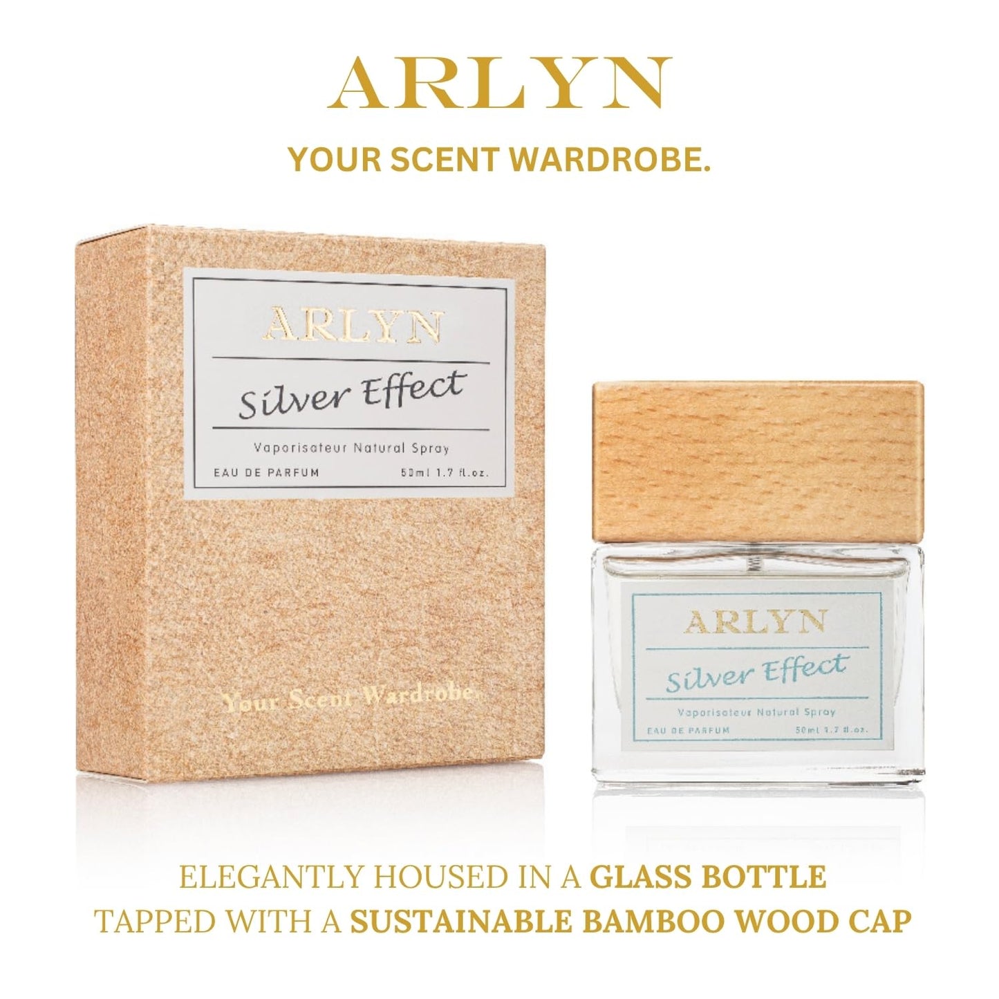 ARLYN Silver Effect Eau De Parfum Inspired by Creed's Silver Mountain W., Perfume for Men & Women, Luxury Fragrance - Vegan, Cruelty-Free Beauty & Personal Care ARLYN