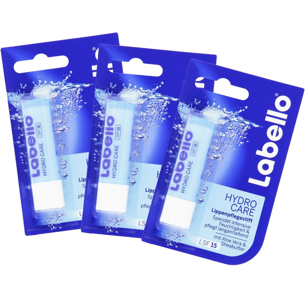 Labello Hydro Care Lip Balm - 3 pack by Labello Beauty & Personal Care Labello