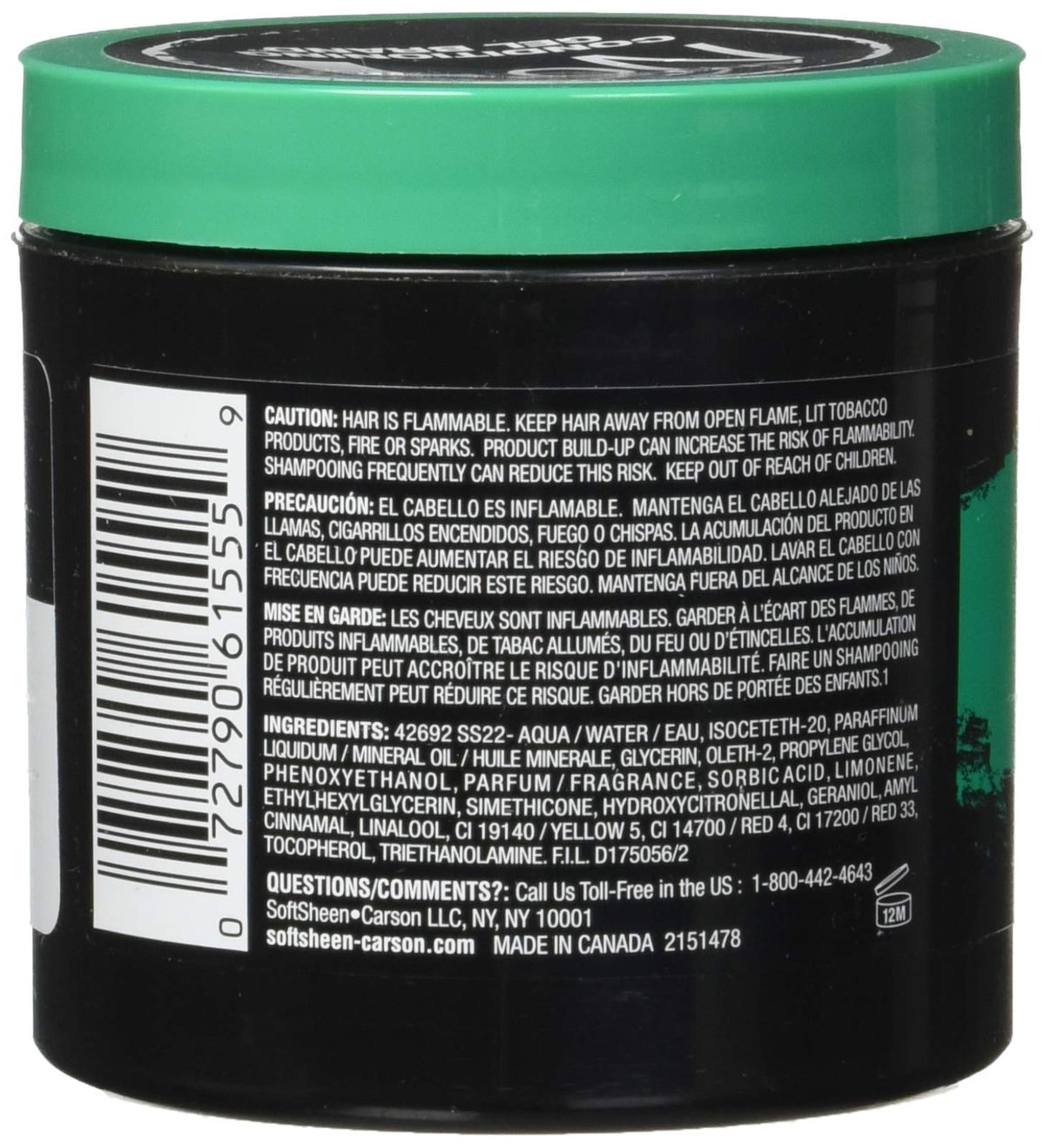 Soft Sheen Carson Lets Jam Condition & Shine Gel Regular Hold Jar (130ml), 4.4 Oz Beauty & Personal Care SoftSheen