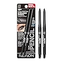 Revlon ColorStay Pencil Waterproof Eyeliner, Smudge-Proof, Eye Makeup with Built-In Sharpener, 201 Black, 2 pack Beauty & Personal Care REVLON
