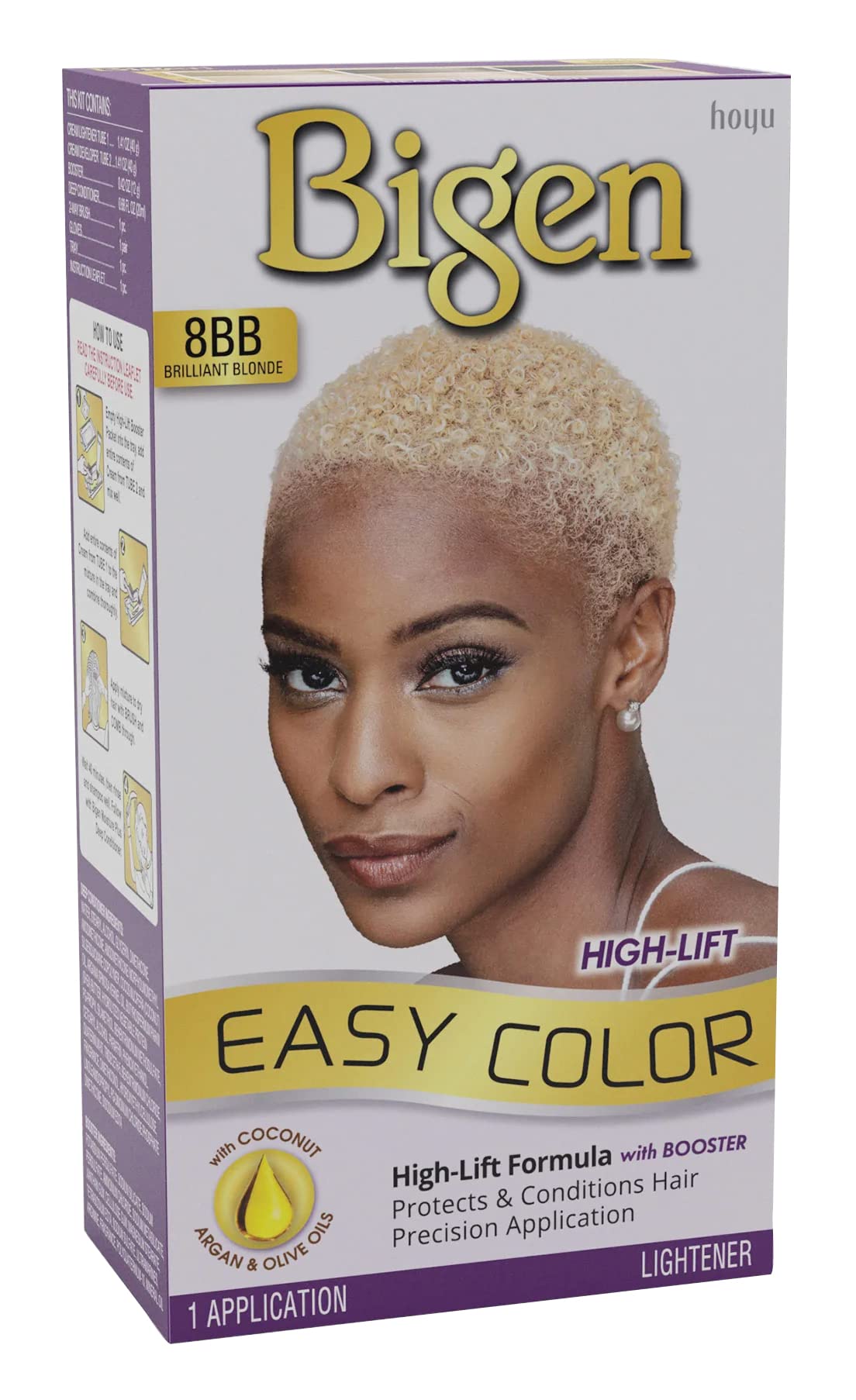 Bigen Easy Color - Lightener - Brilliant Blonde 8BB (Pack of 2) Beauty & Personal Care Bigen