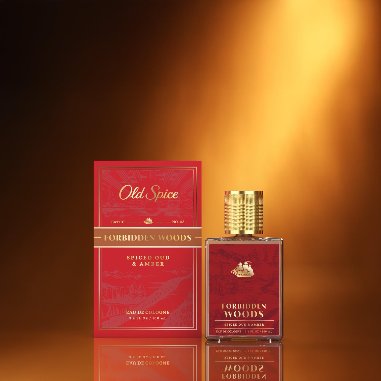 Old Spice Cologne for Men, Premium & Pairable Fragrance Spray, Forbidden Woods with Spiced Oud + Amber Signature Scent, Masculine & Sophisticated Beauty & Personal Care Old Spice