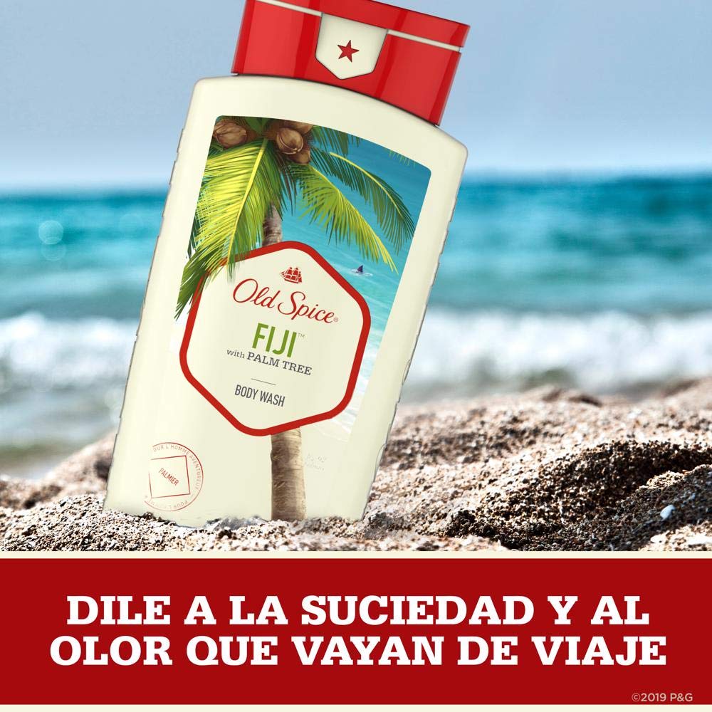 Old Spice, Fiji With Palm Tree Body Wash, 16 Fl Oz Beauty & Personal Care Old Spice