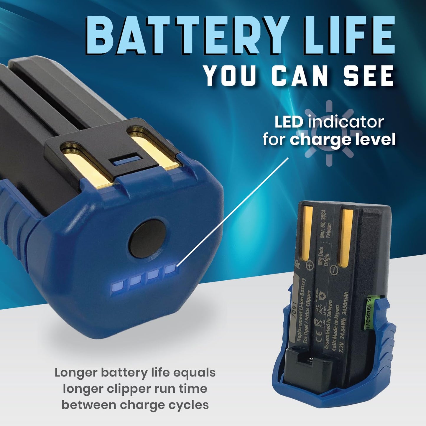 Artisan Power - Heiniger Opal and Sirius Hair Clipper Battery Replacement - Replaces Heiniger Model Number 709-100 - 21% Higher Capacity Beauty and Personal Care Artisan Power
