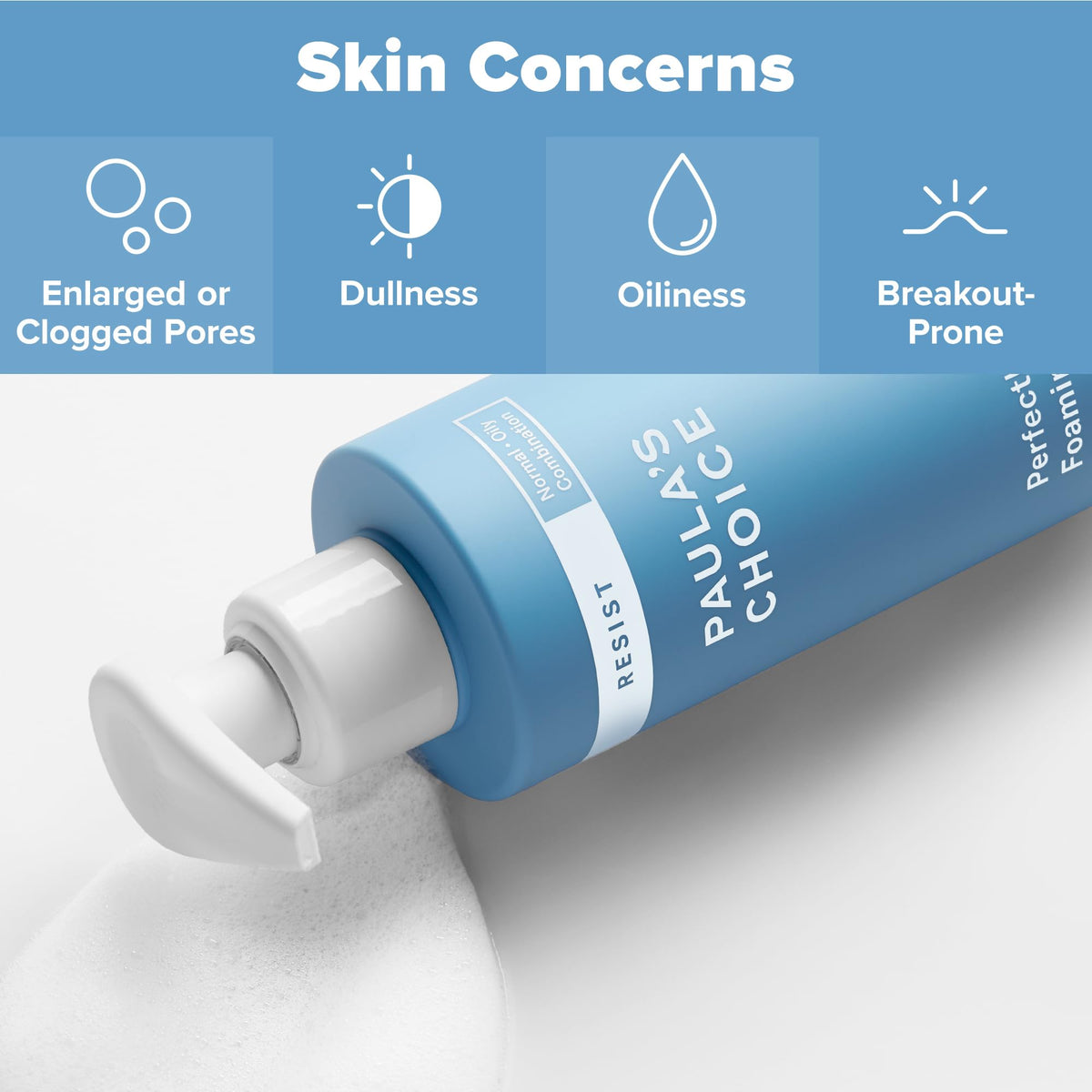 Paula's Choice RESIST Perfectly Balanced Foaming Facial Cleanser, Face Cleanser with Hyaluronic Acid & Aloe, Anti-Aging Face Wash, Large Pores & Oily Beauty & Personal Care Paula's Choice