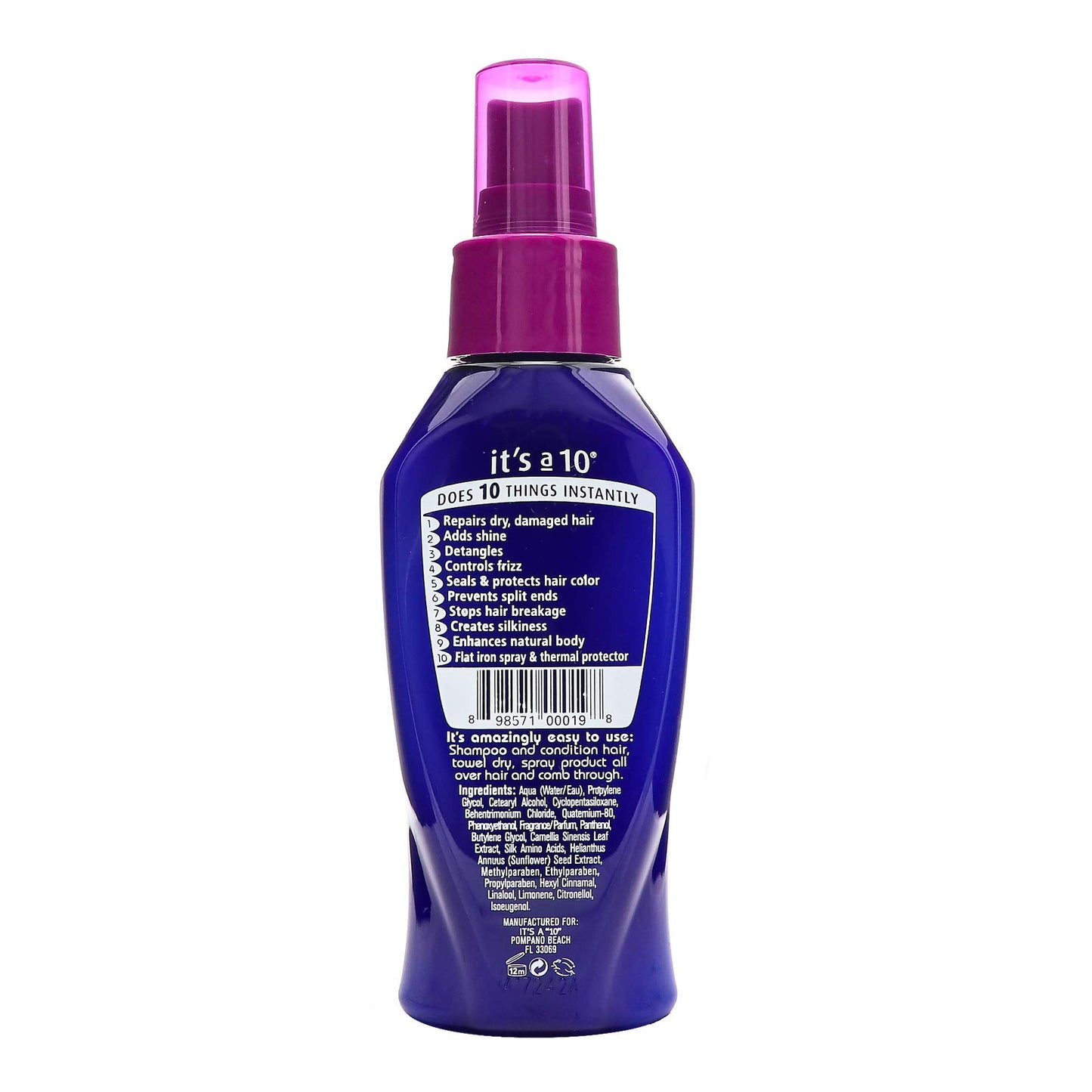 it's a 10 Haircare Miracle Leave-In Product, 4 fl. oz. (Pack of 5) Beauty & Personal Care It's a 10 Haircare