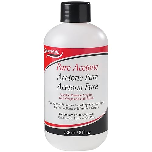 Supernail Pure Acetone Polish Remover, 8 oz (Pack of 6) Beauty & Personal Care SuperNail