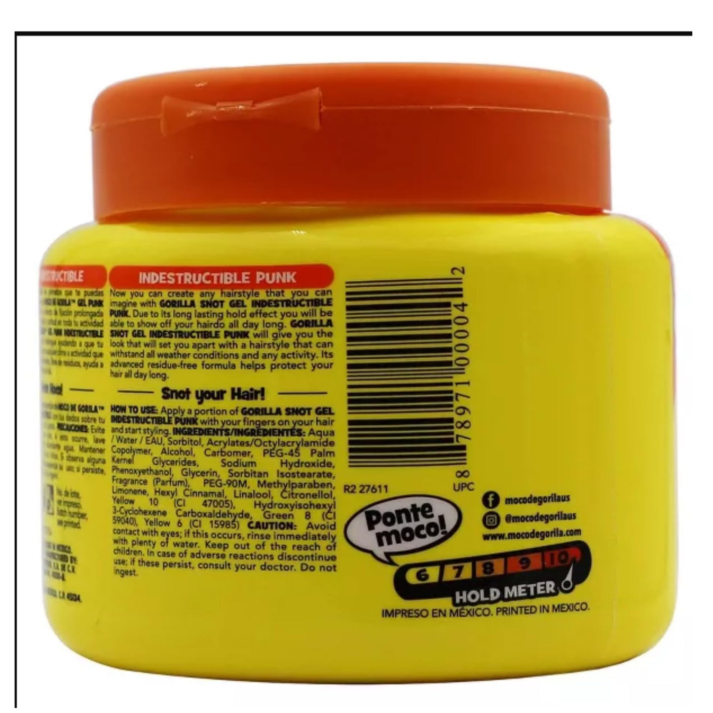MOCO DE GORILA Punk Style Hair Gel, 9.52 oz (Pack of 3) Beauty & Personal Care Moco de Gorila