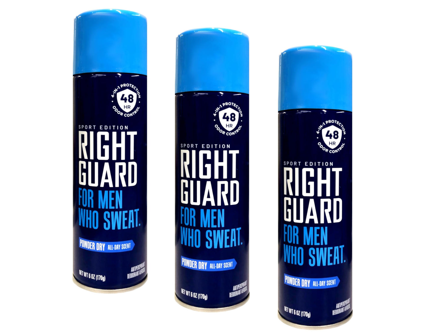 Right Guard Aerosol Sport Powder Dry Antiperspirant, 6 oz (Pack of 3) Beauty and Personal Care Right Guard