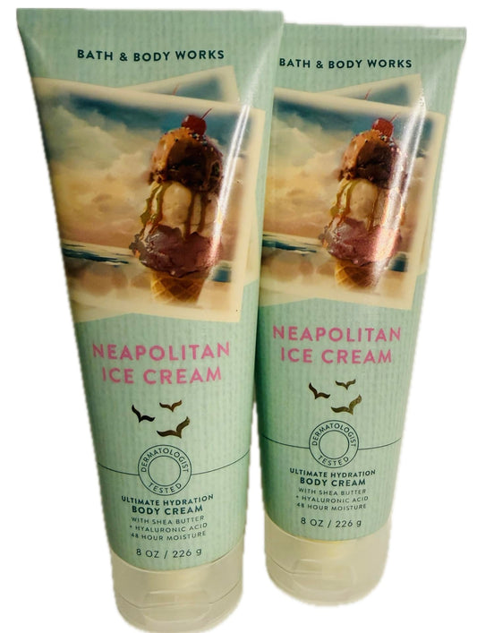 Bath & Body Works Neapolitan Ice Cream Body Cream - Pack of 2