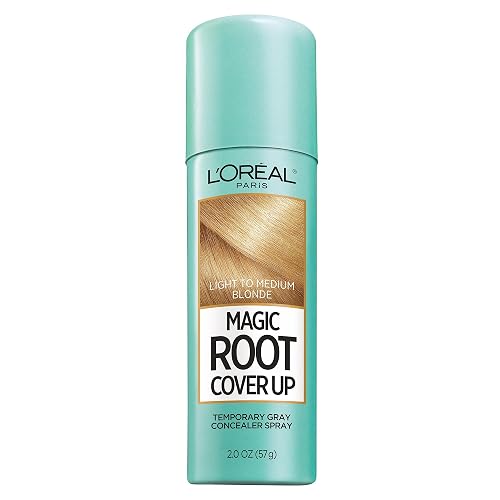 L'Oreal Paris Magic Root Cover Up Gray Concealer Spray Light to Medium Blonde 2 oz.(Packaging May Vary) Beauty & Personal Care L'Oreal Paris